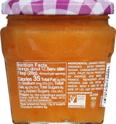 Bonne Maman Intense Orange Fruit Spread - 8.2 Oz - Image 6