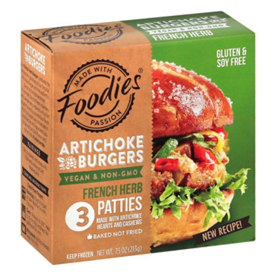 Foodies Burger Vgn Artchk Frn Spc - 7.5 Oz - Image 1
