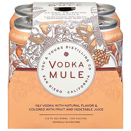 You & Yours Distilling Co - Vodka Mule - 4-12 Oz - Image 3