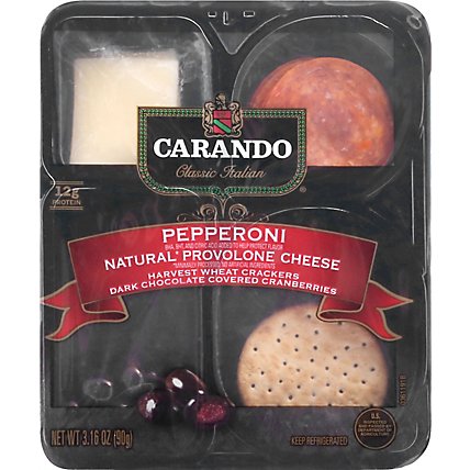 Carando Pepperoni With Provolone Cheese - 3.16 Oz - Image 2