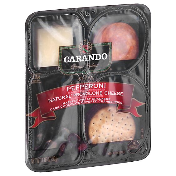 Carando Pepperoni With Provolone Cheese - 3.16 Oz