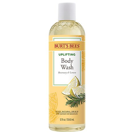 Burts Bees Rosemary & Lemon Body Wash - 12 Oz