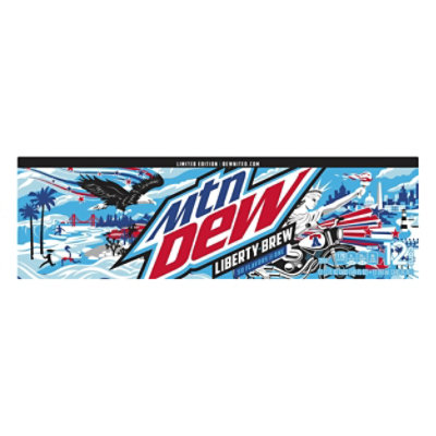 Mtn Dew Soda Liberty Brew - 12-12 Fl. Oz. - Image 3