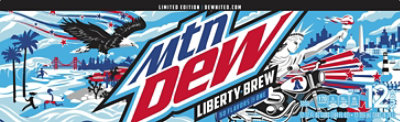 Mtn Dew Soda Liberty Brew - 12-12 Fl. Oz. - Image 2