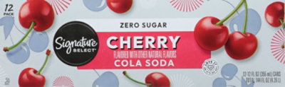 Signature SELECT Zero Cherry Cola Soda - 12-12 Fl. Oz. - Image 6