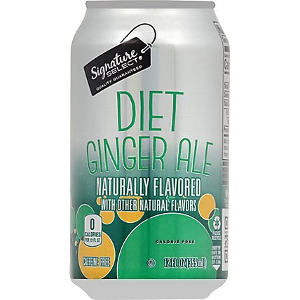 Signature SELECT Soda Diet Ginger Ale - 12-12 Fl. Oz. - Image 2
