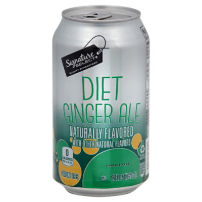 Signature SELECT Soda Diet Ginger Ale - 12-12 Fl. Oz.