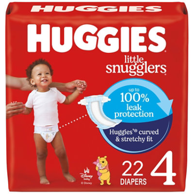 Huggies Little Snugglers Baby Diapers Size 4 - 22 Count - Image 1