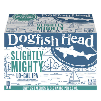 Dogfish Head Slightly Mighty Lo-Cal Ipa 6pk Cans - 6-12 Fl. Oz. - Image 3