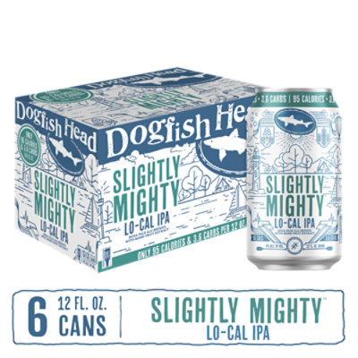  Dogfish Head Slightly Mighty Lo-Cal Ipa 6pk Cans - 6-12 Fl. Oz. 