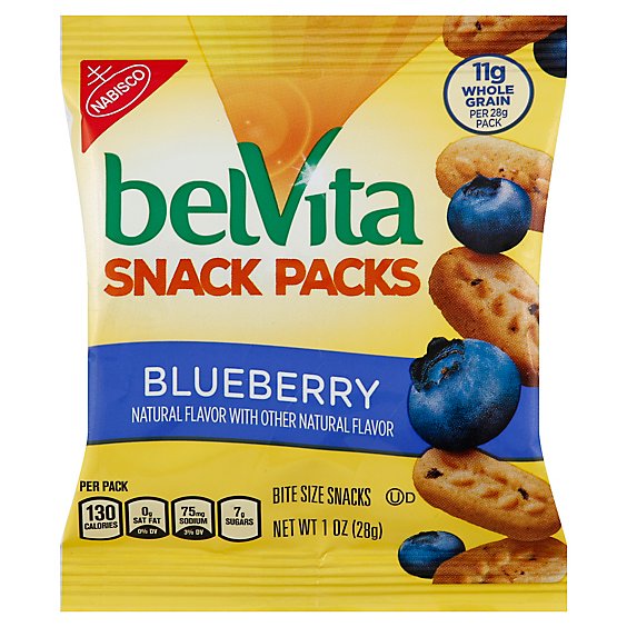 belVita Snack Packs Blueberry Bite Size - 1 Oz