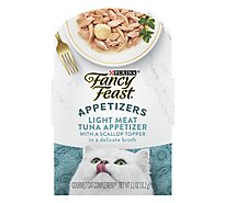 Fancy Feast Cat Food Wet Appetizers Tuna & Scallop - 1.1 Oz