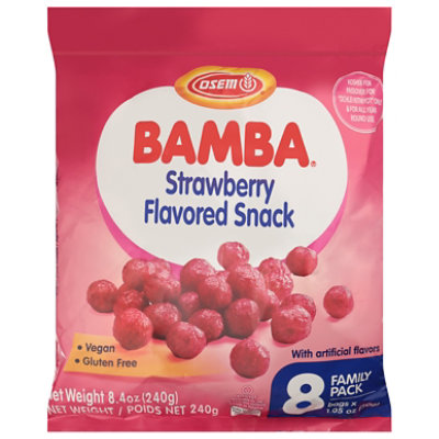 Osem Strawberry Bamba Family Pack - 8/1.05 Oz - Image 1