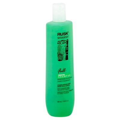 Rusk Full Green Tea Shampoo - 13.5 Oz - Image 1