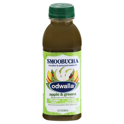 Odwalla Smoobucha Apple & Greens - 15.2 Fl. Oz.