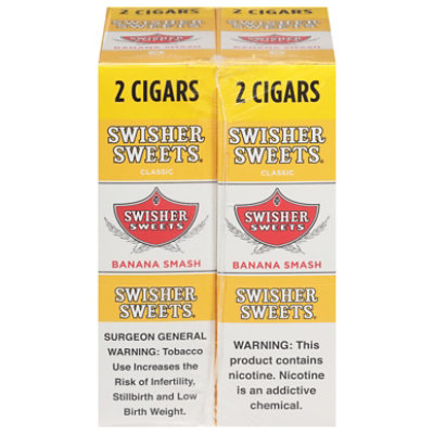 Swisher Sweets Cigarillos Banana Smash - 2 Count - Image 2