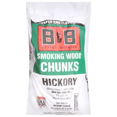 B&B Hickory Bbq Wood Chunks - Each - Randalls