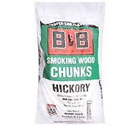 B&B Hickory Bbq Wood Chunks - Each