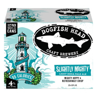 Dogfish Head Beer IPA Slightly Mighty Pack In Cans - 12-12 Fl. Oz. - Image 6