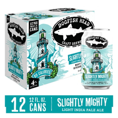 Dogfish Head Beer IPA Slightly Mighty Pack In Cans - 12-12 Fl. Oz. - Image 1