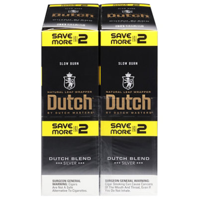 Dutch Blend Cigarillos Silver - 2 Count - Image 2