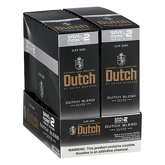Dutch Blend Cigarillos Silver - 2 Count