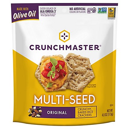 Crunchmaster Crackers Multi Seed Original - 4 Oz - Image 3