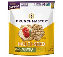 Crunchmaster Crackers Multi Seed Rosemary & Olive Oil - 4 Oz