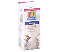 O Organics Almondmilk Vanilla Unswtnd - 32 Fl. Oz.