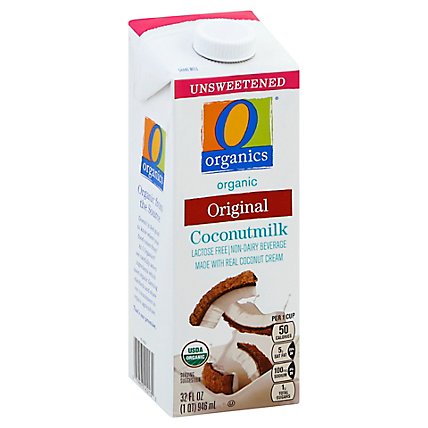 O Organics Coconutmilk Original Unswtnd - 32 Fl. Oz. - Image 1