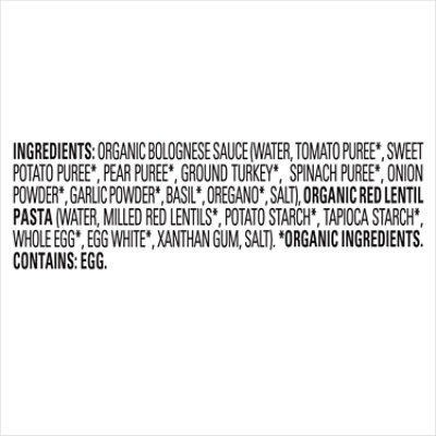 Happy Tot Organics Turkey Bolognese Lentil Pasta Bowl - 4.5 Oz - Image 4