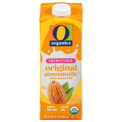 O Organics Almondmilk Original Unswtnd - 32 Fl. Oz. - Image 2