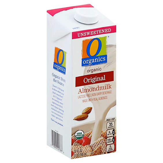 O Organics Almondmilk Original Unswtnd - 32 Fl. Oz.