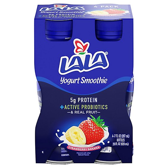Lala Strawberry Banana Yogurt Smoothie - 28 Fl. Oz.