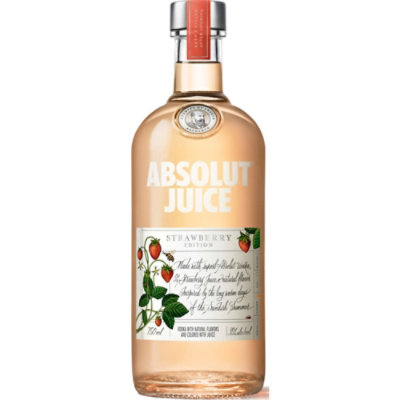 Absolut Juice Edition Strawberry 70 Proof - 750 Ml