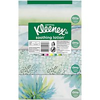 Kleenex Soothing Lotion Facial Tissues Flat Box - 4-110 Count - Image 5