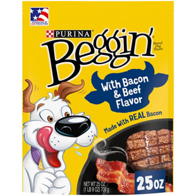 Beggin' Strips Bacon And Beef Dog Treats - 25 Oz - Image 1
