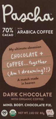 Pascha Choc Bar Drk Arbc Coffee - 2.82 Oz - Image 2