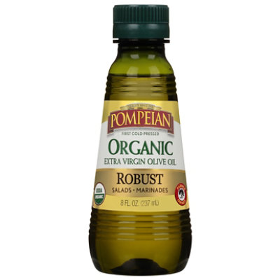 Pompeian Organic Extra Virgin Olive Oil - 8 Fl. Oz.