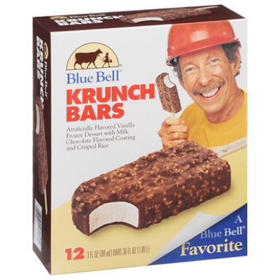 Blue Bell Krunch Bars - 12-2.5 Fl. Oz. - Image 1