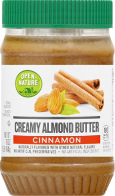 Open Nature Almond Butter Creamy Cinnamon - 16 Oz - Image 2