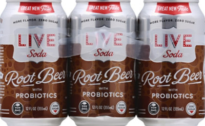 Live Soda Soda Live Root Beer 6pk - 6-12 Fl. Oz. - Image 2