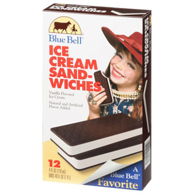 Blue Bell Ice Cream Sandwich - 12-3.25 Fl. Oz. - Image 2