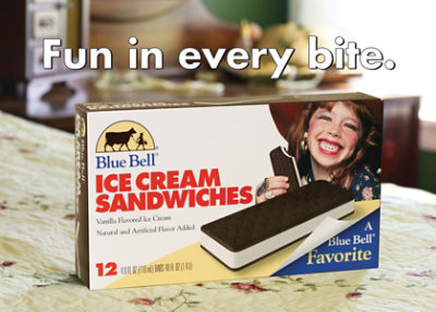 Blue Bell Ice Cream Sandwich - 12-3.25 Fl. Oz. - Image 5