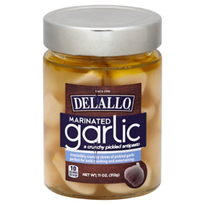 DeLallo Oil Garlic Whole - 11 Oz - Image 1