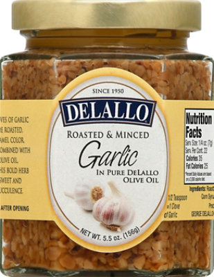 DeLallo Garlic Rstd Oil - 5.5 Oz - Image 2