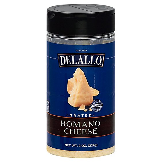 DeLallo Grated Romano - 8 Oz