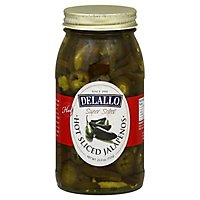 Delallo Pepper Jlpno Slced Hot - 25.5 Oz - Image 1