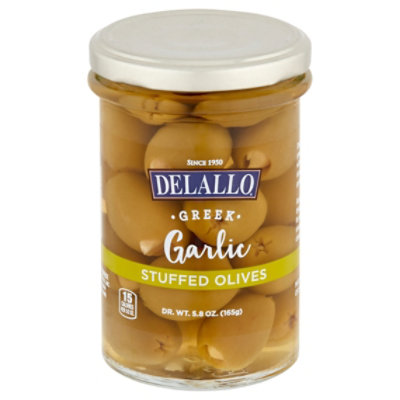 Delallo Olive Garlic Stuffed - 5.8 Oz - Image 3