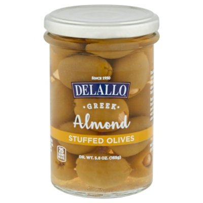 Delallo Olives Almond Stuffed - 5.82 Oz - Image 3